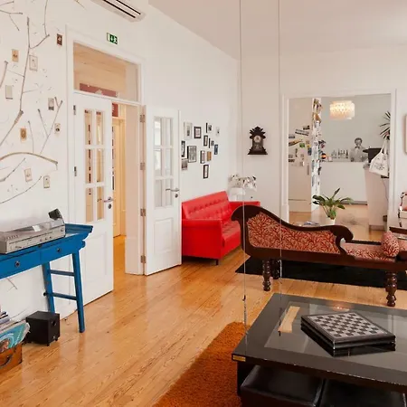Hostel Living Lounge Lissabon